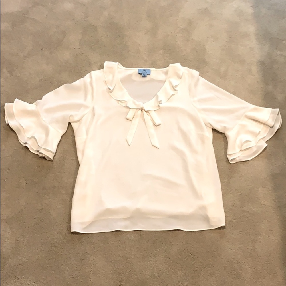CeCe 1x Cream blouse